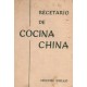 RECETARIO DE COCINA CHINA