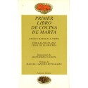 PRIMER LIBRO DE COCINA DE MARTA.COCINA FÁCIL Y LIGERA